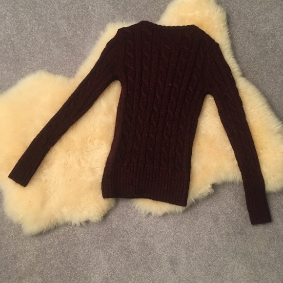 Superdry Cable Knit Glitter Sweater XS - Picture 2 of 5